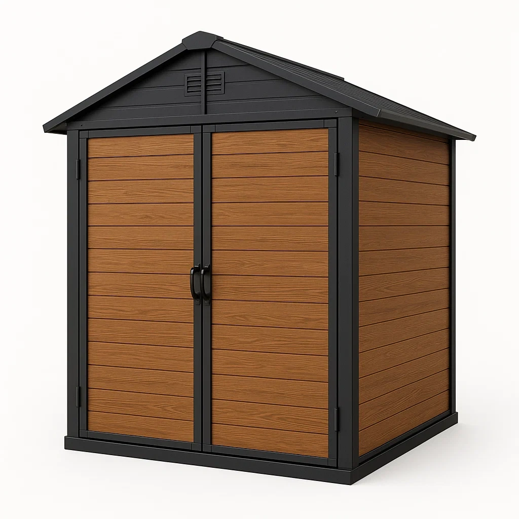 Cobertizo jardín acero galvanizado resistente y duradero, image size:1024x1024