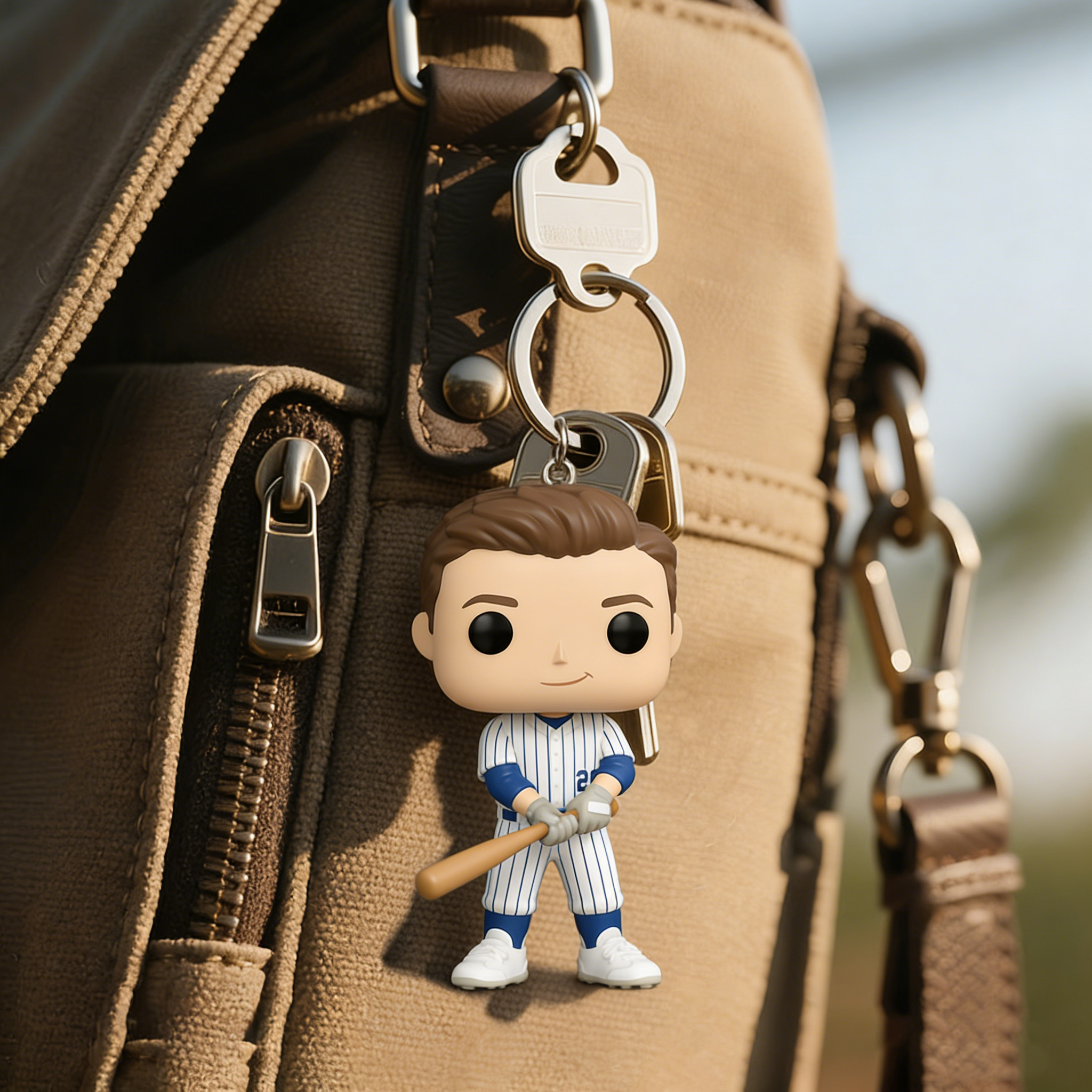 Custom Made 3D Mini Keychain Figure with Your Face Perfect for Gifting | KibiFig