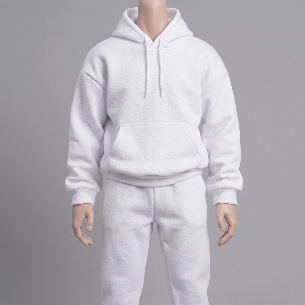 1/6 Scale Articulated Male Figure – Hoodie and Sweatpants
