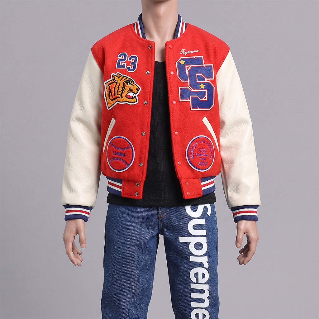 1/6 Scale Articulated Male Figure – Tiger-Motif Baseball Uniform Set