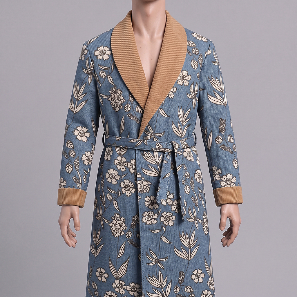 1/6 Scale Articulated Male Figure – Men’s Luxury Pajamas/Robe/Bathrobe