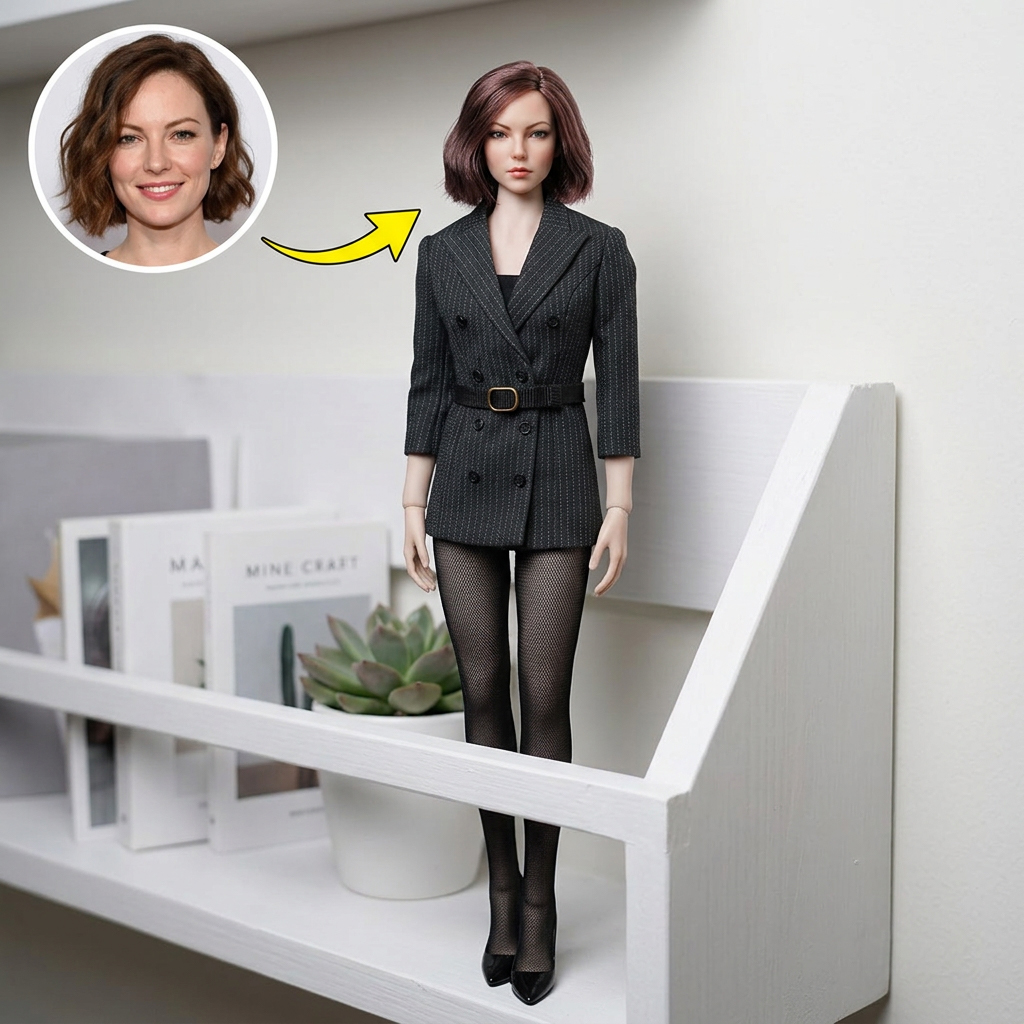 KibiFig Premium Custom 1/6 Scale Collectible Action Figure (30cm / 12") with Custom Head Sculpt, Hair & Outfit