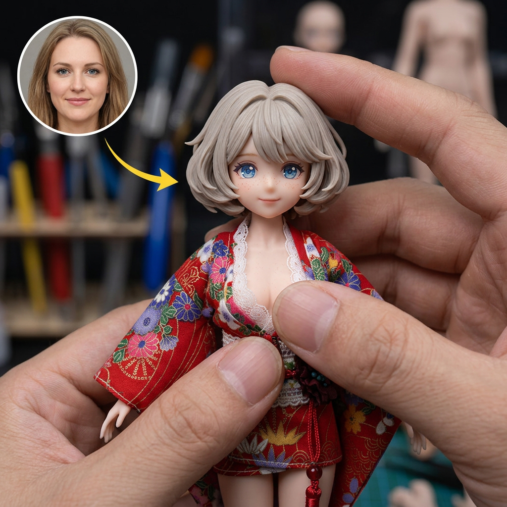 KibiFig Premium Custom 1/6 Scale Collectible Action Figure (30cm / 12") with Custom Head Sculpt, Hair & Outfit