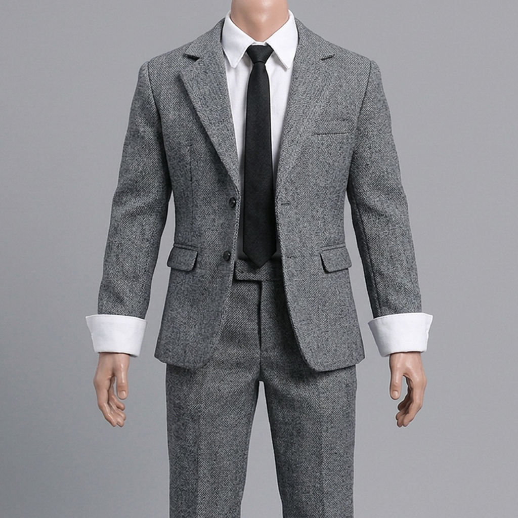 1/6 Scale Articulated Male Figure – Suit Outfit Set