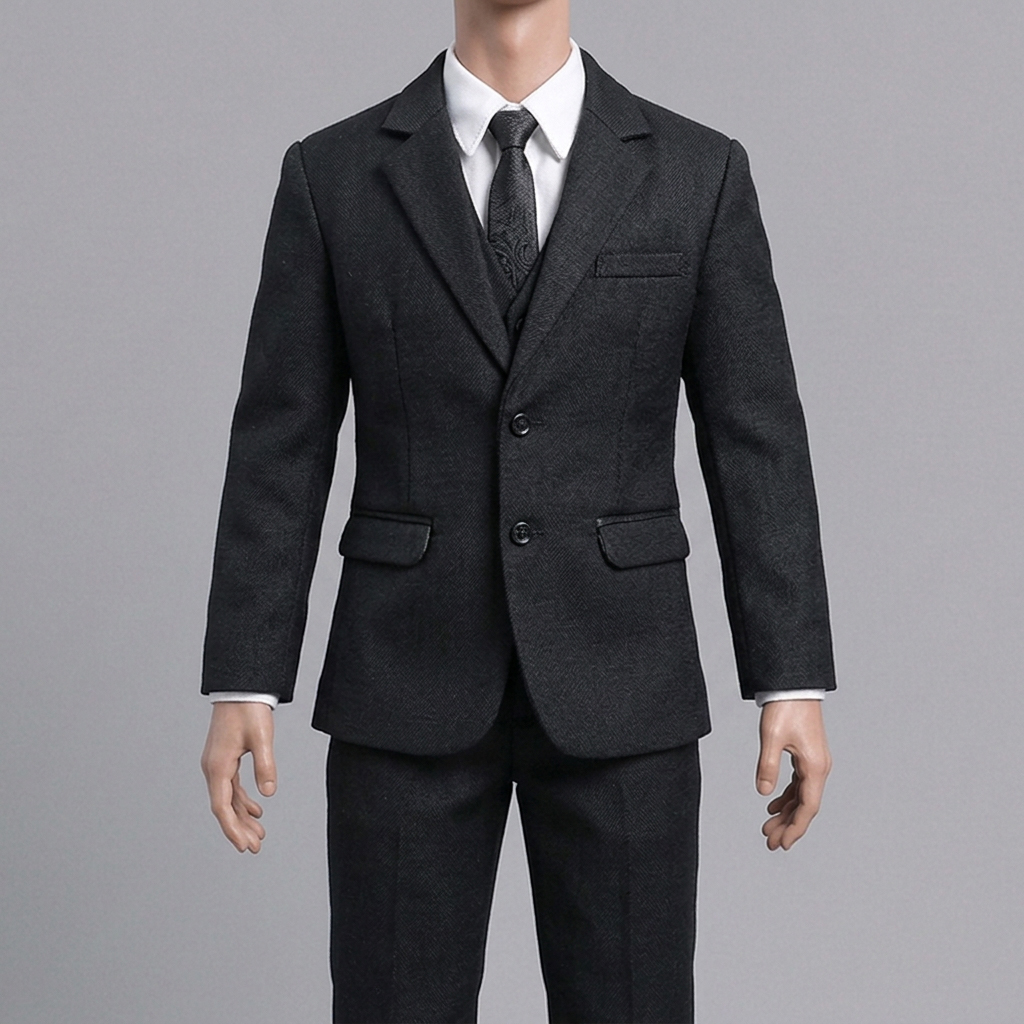 1/6 Scale Articulated Male Figure – Suit Outfit Set