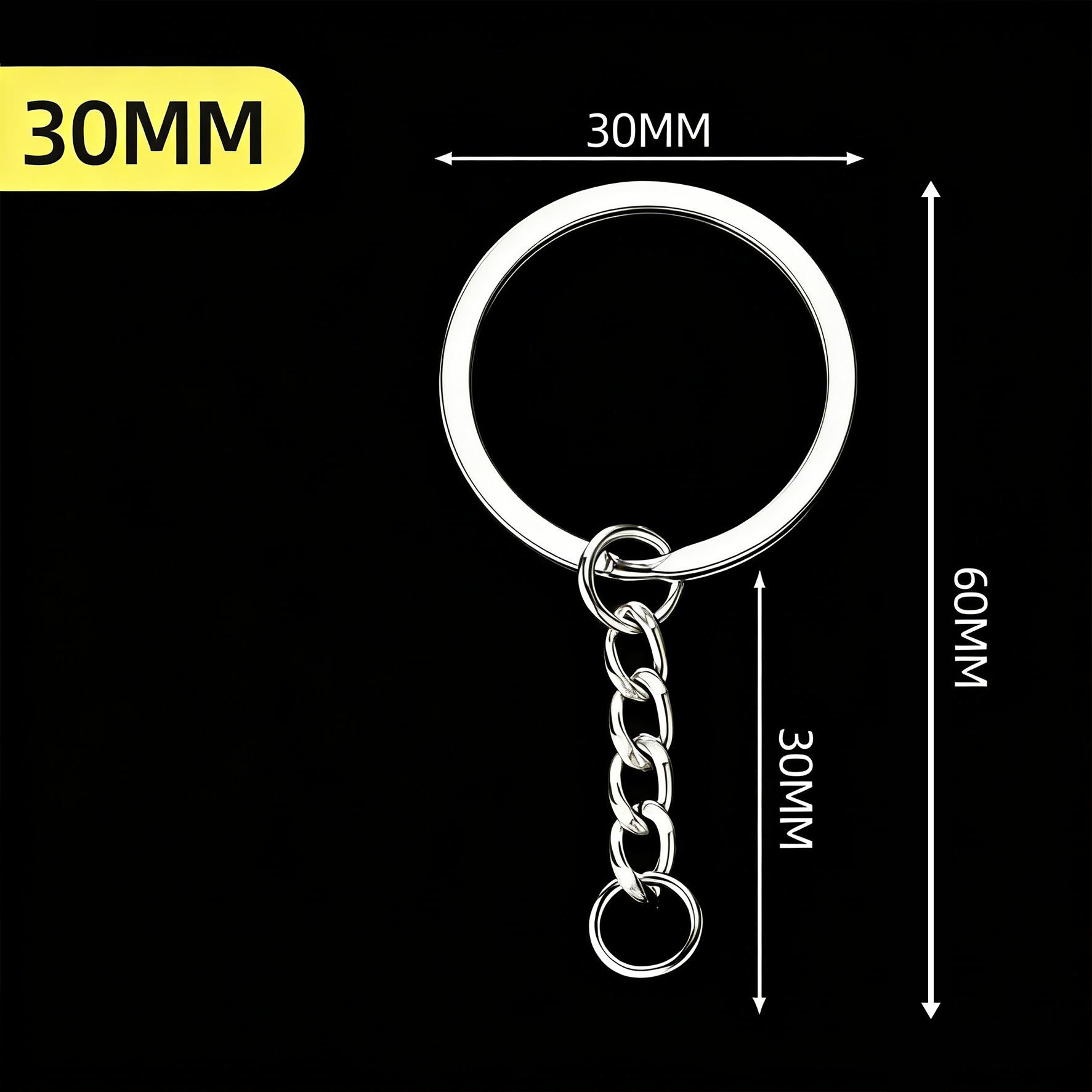 Personal Charms | Exclusive Metal Chain Links For Keychains And Figurines