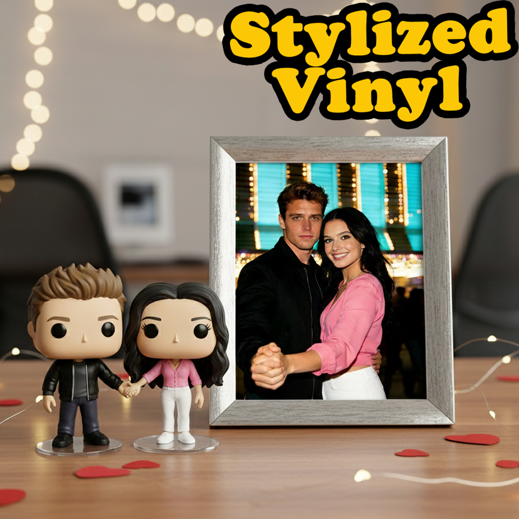 Personalized 3D Keychain from Photo Custom Cartoon Mini Figure Doll Unique Keyring & Creative Gift with Pearl Style Accessory | KibiFig