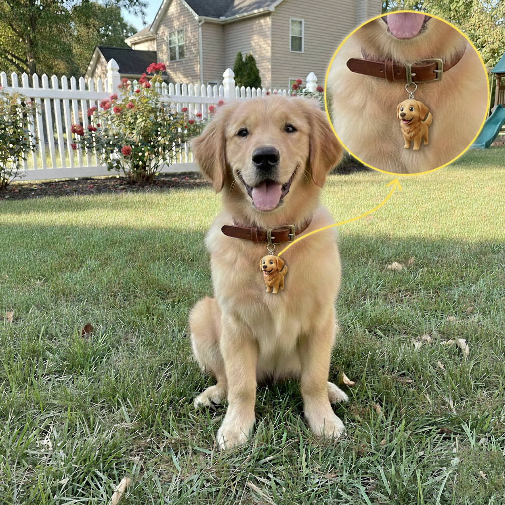 Custom Single Separate Chibi Style 3D Figurine From Your Photo – Puppy Edition – Cute & Lovable Style | KibiFig