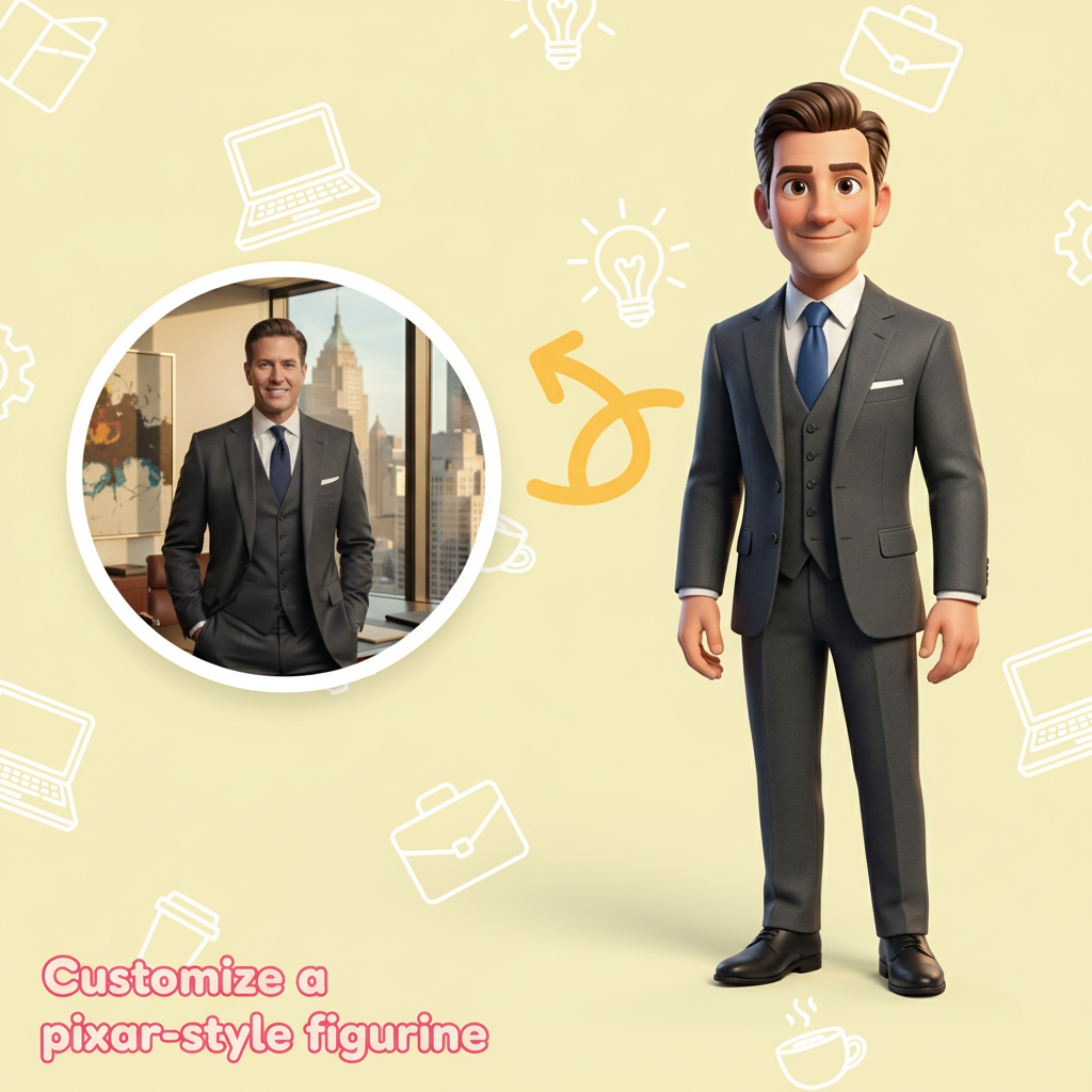 Custom Single Separate Chibi Style 3D Figurine – Professional Edition | KibiFig