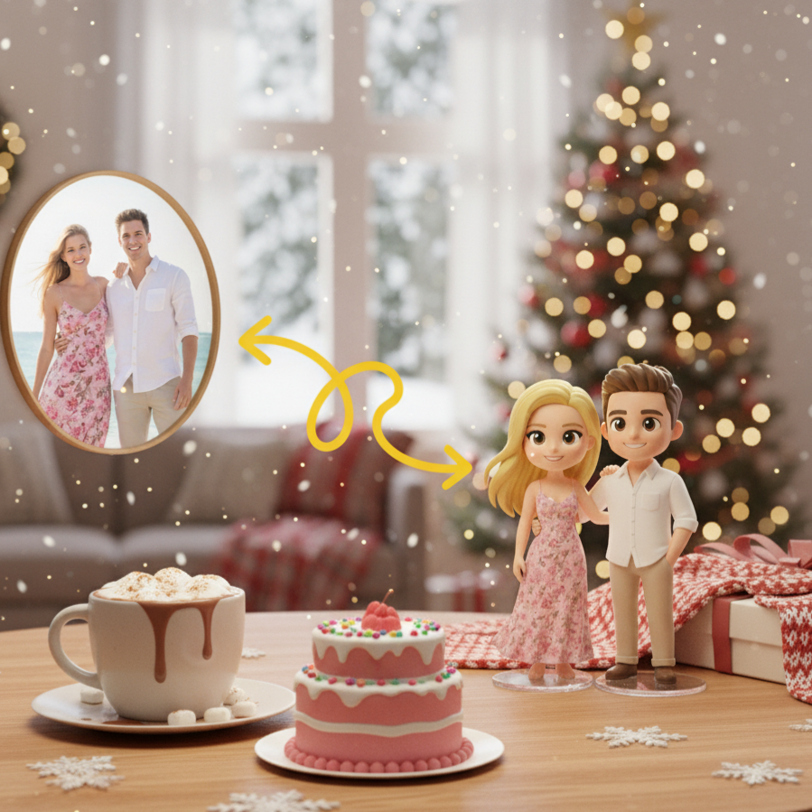 Custom Single Separate Chibi Style 3D Figurine – Professional Edition | KibiFig