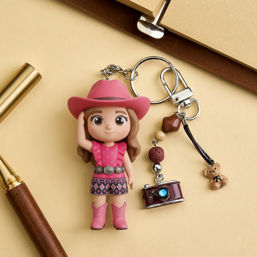 Customize a single, individual chibi-style 3D figurine based on your photo – a keychain – Cute Version | KibiFig