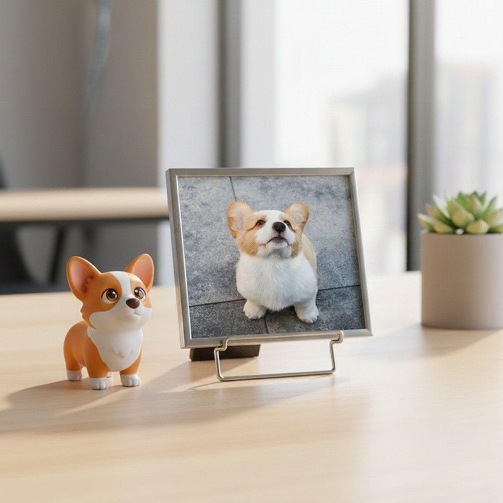 Custom Single Separate Chibi Style 3D Figurine From Your Photo – Pet Edition – Cute Edition | KibiFig