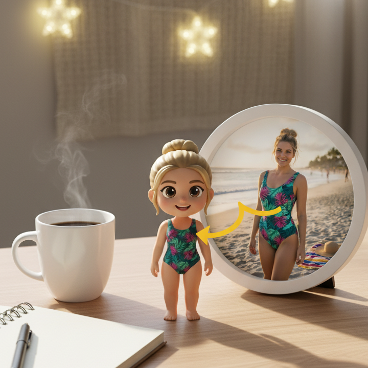 Custom Single Separate Chibi Style 3D Figurine – Professional Edition | KibiFig