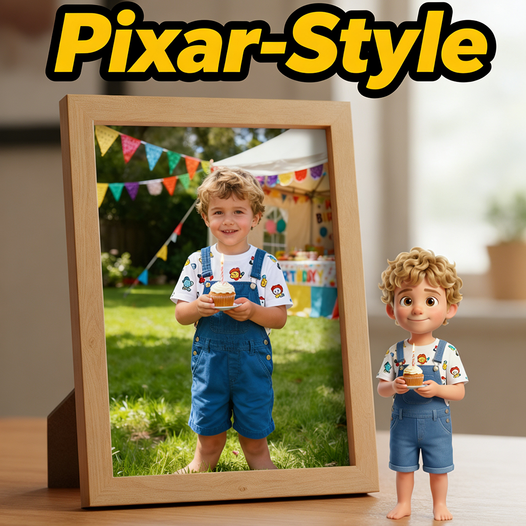 [Copy]Custom Single Separate Chibi Style 3D Figurine From Your Photo – Boy's Birthday Edition – Cute Edition | KibiFig