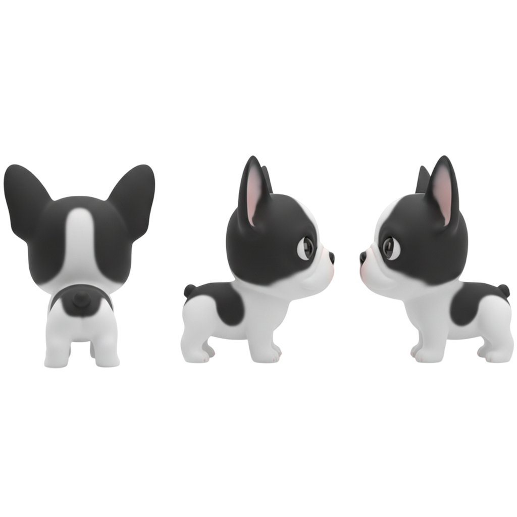 Custom Single Separate Chibi Style 3D Figurine From Your Photo – Pet Edition – Cute Edition | KibiFig