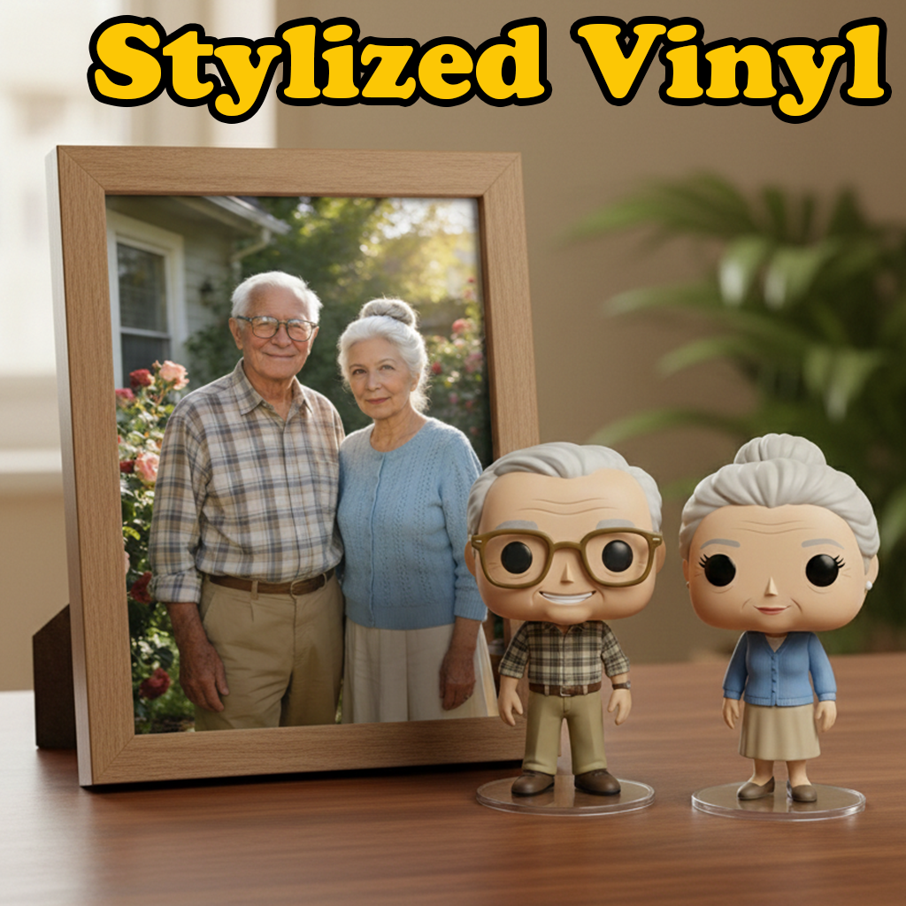 Custom Single Separate Chibi Style 3D Figurine From Your Photo – Senior Edition – Cute Edition | KibiFig