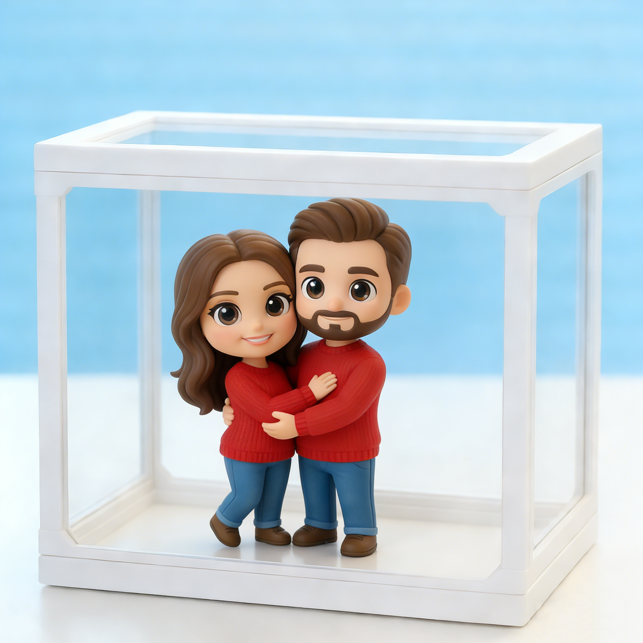 Custom-made freestanding 3D figurines based on your photos – Couple Edition | KibiFig