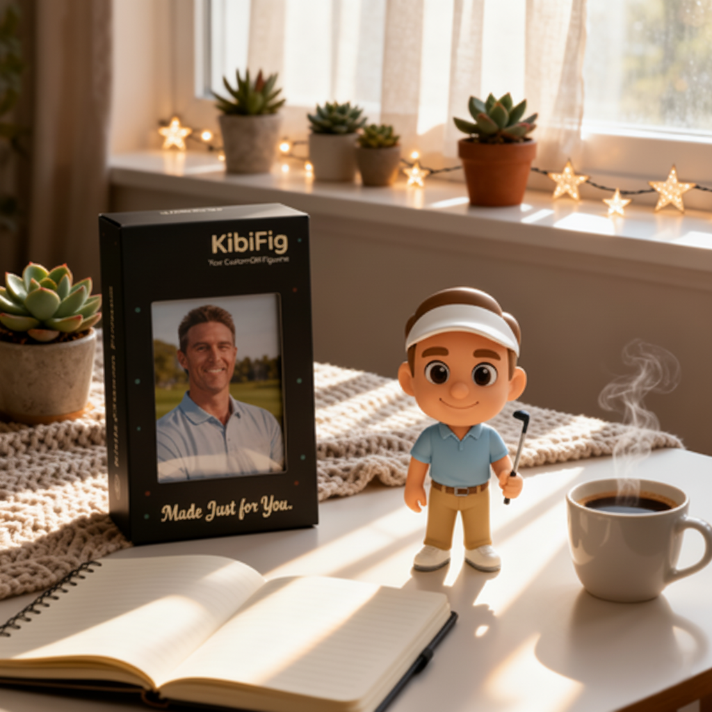 Custom Single Separate Chibi Style 3D Figurine From Your Photo – Golf Edition – Cute Edition | KibiFig