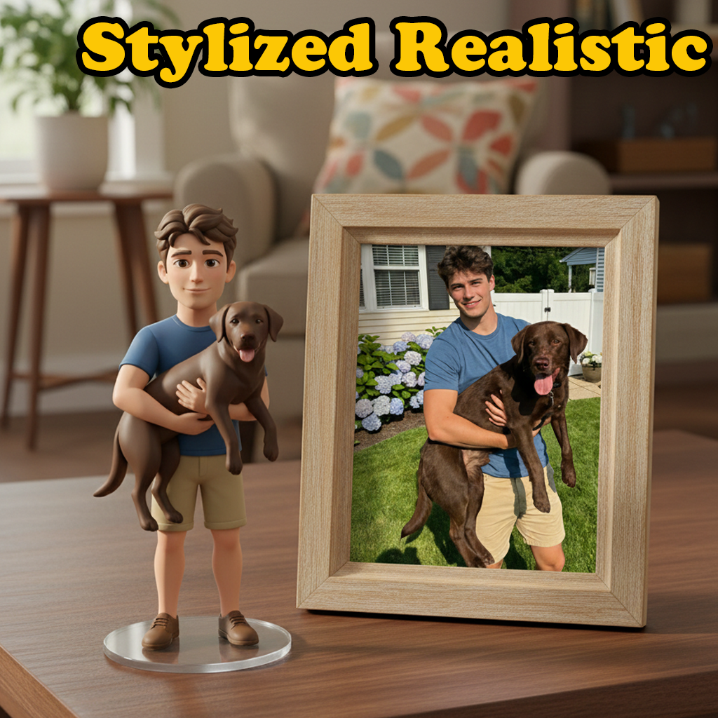 Cute Custom 3D Backpack Figure Made from Your Photo Ideal for Back to School Gifts | KibiFig