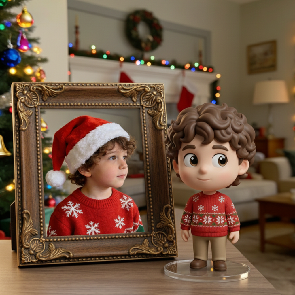 Custom Made 3D Mini Keychain Figure with Your Face Perfect for Gifting | KibiFig