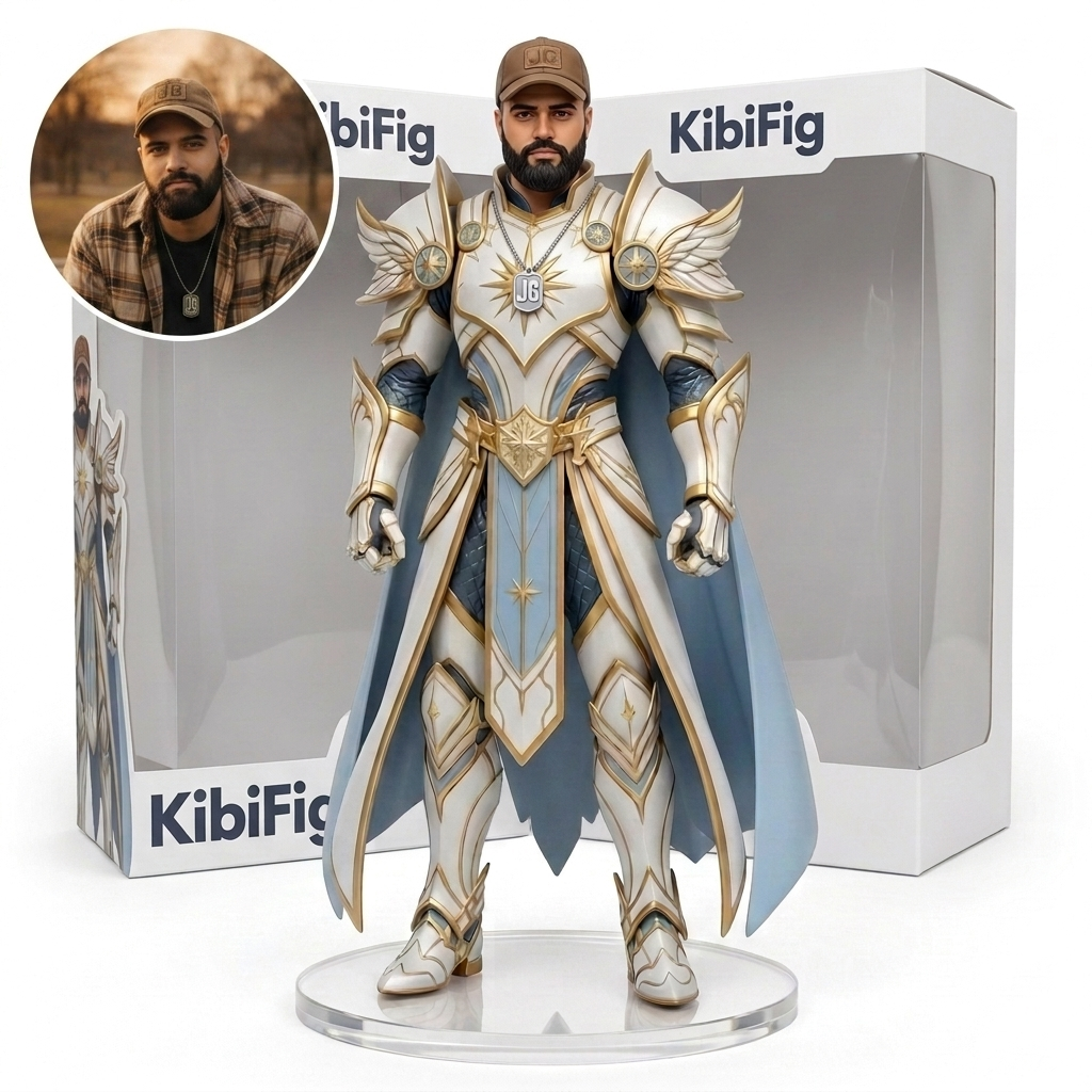 Custom 3D Figurine – Knight Character | KibiFig