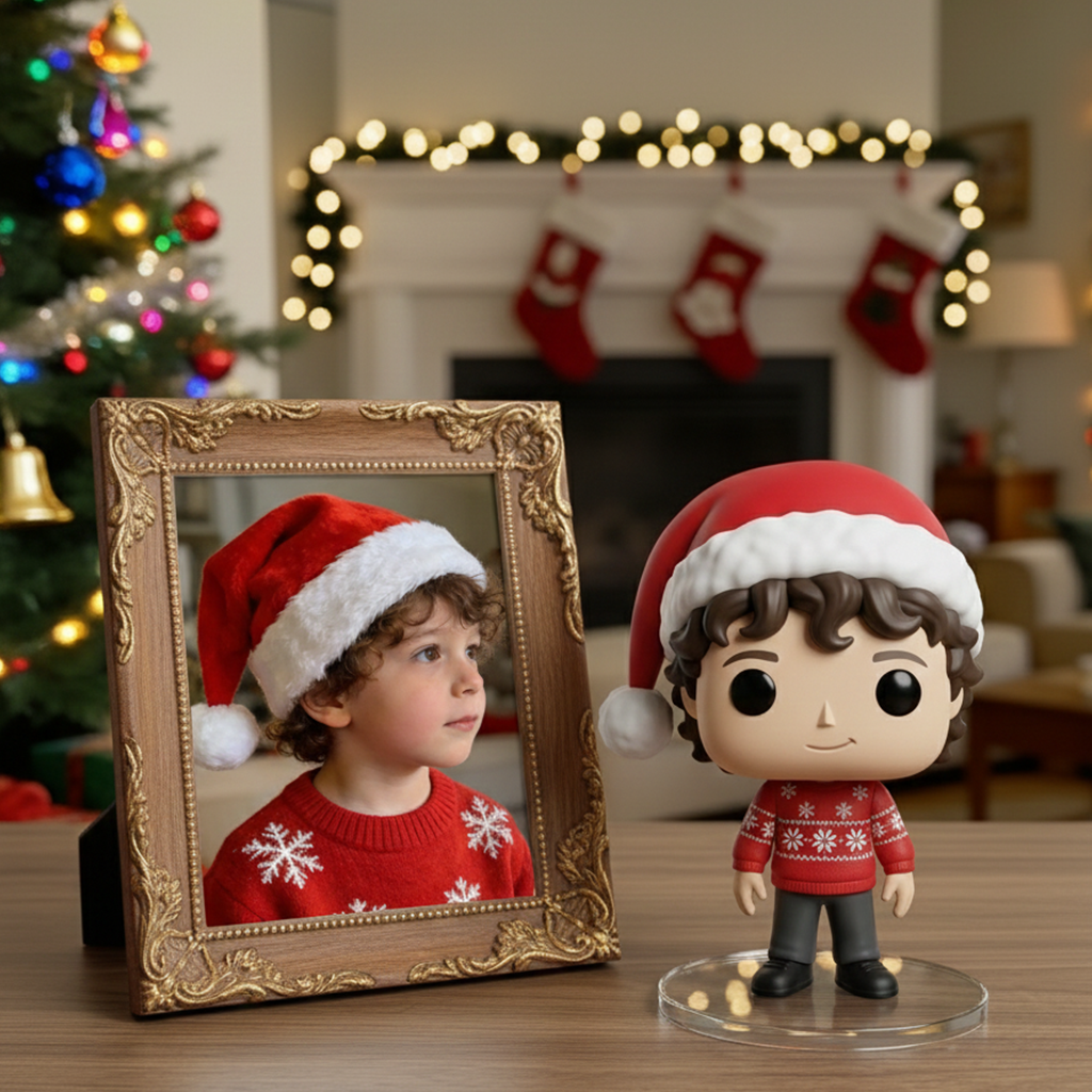 Custom Single Separate Chibi Style 3D Figurine From Your Photo – Christmas Edition – Cute Edition | KibiFig