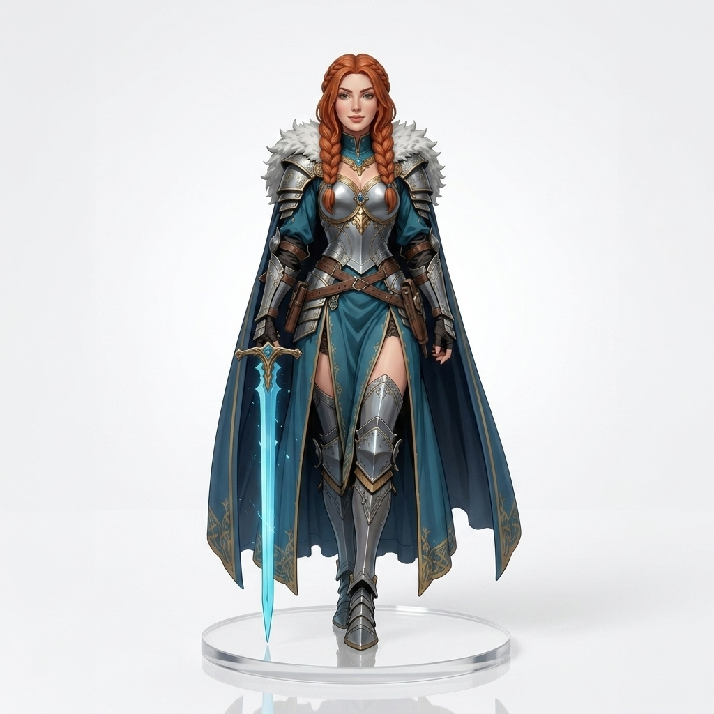 Custom 3D Figurine – Knight Character | KibiFig