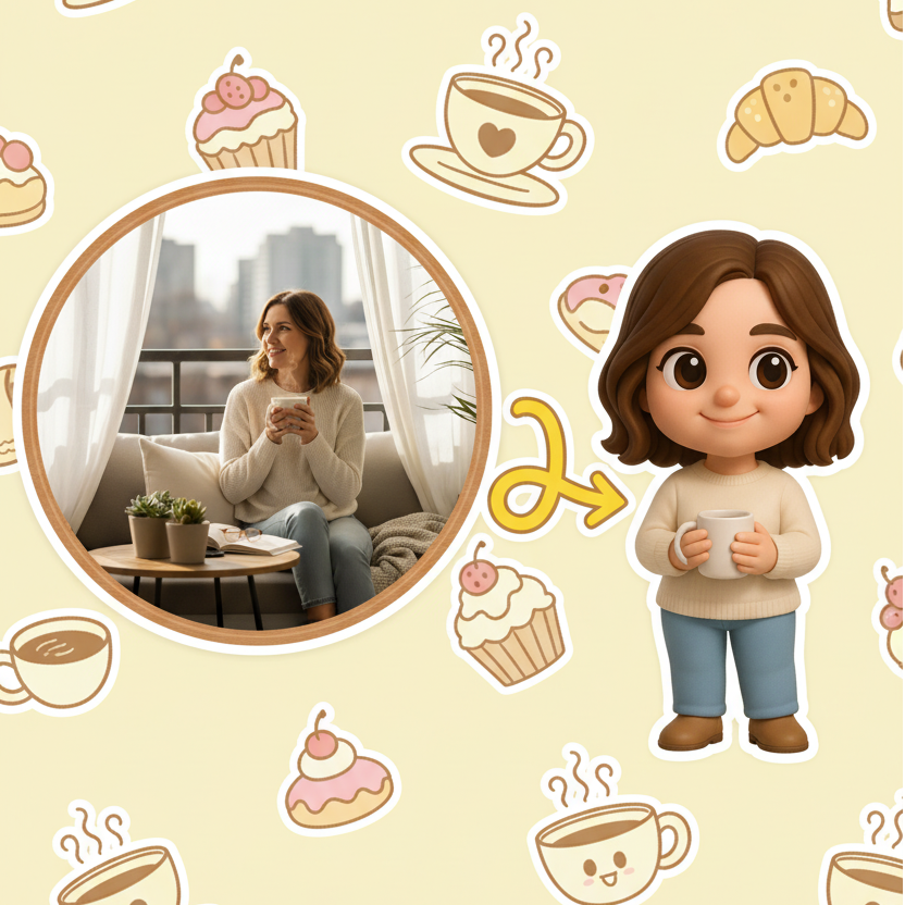 Custom Single Separate Chibi Style 3D Figurine From Your Photo – Mom's Edition – Cute Edition | KibiFig