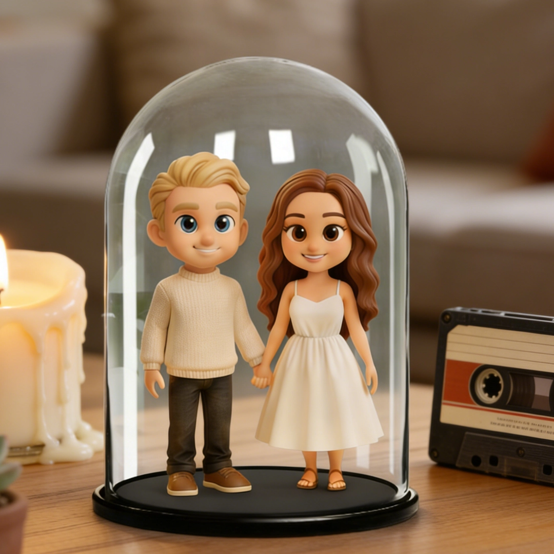 Custom-made freestanding 3D figurines based on your photos – Couple Edition | KibiFig