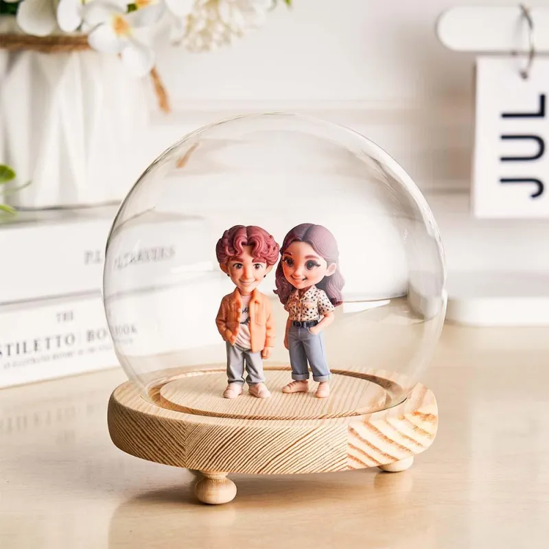 Custom-made freestanding 3D figurines based on your photos – Couple Edition | KibiFig