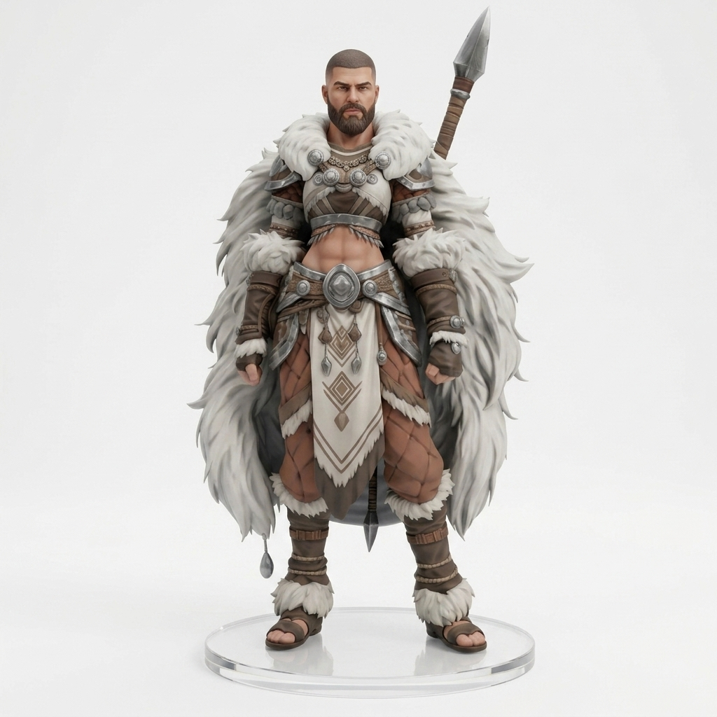 Custom 3D Figurine – Knight Character | KibiFig