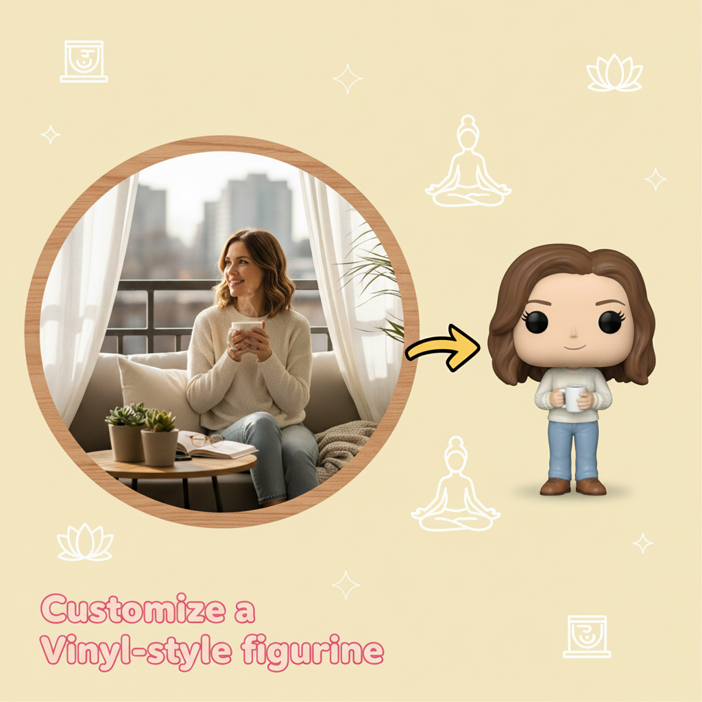 Custom Single Separate Chibi Style 3D Figurine From Your Photo – Mom's Edition – Cute Edition | KibiFig