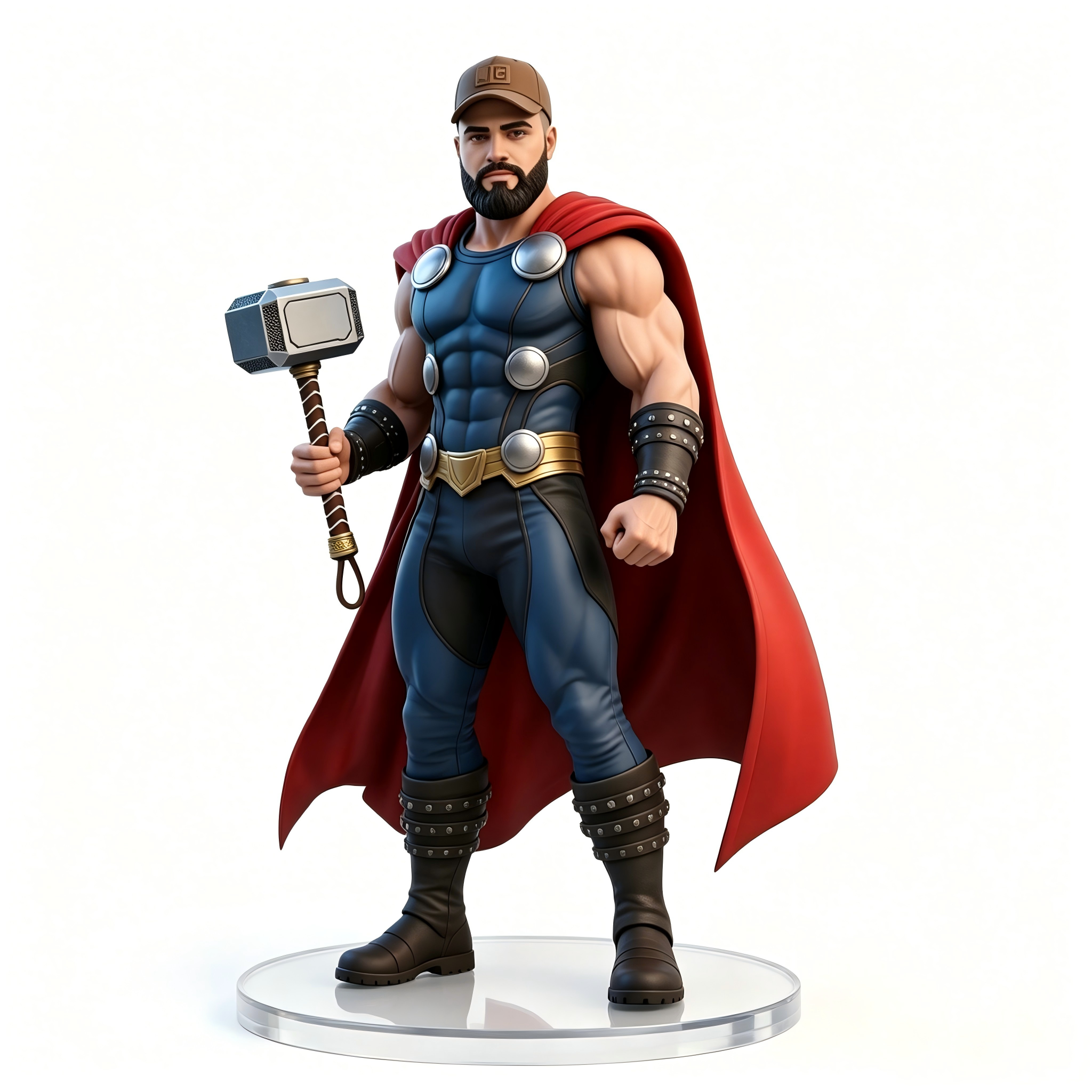 Custom Superhero Face-Swapping 3D Figurines | KibiFig