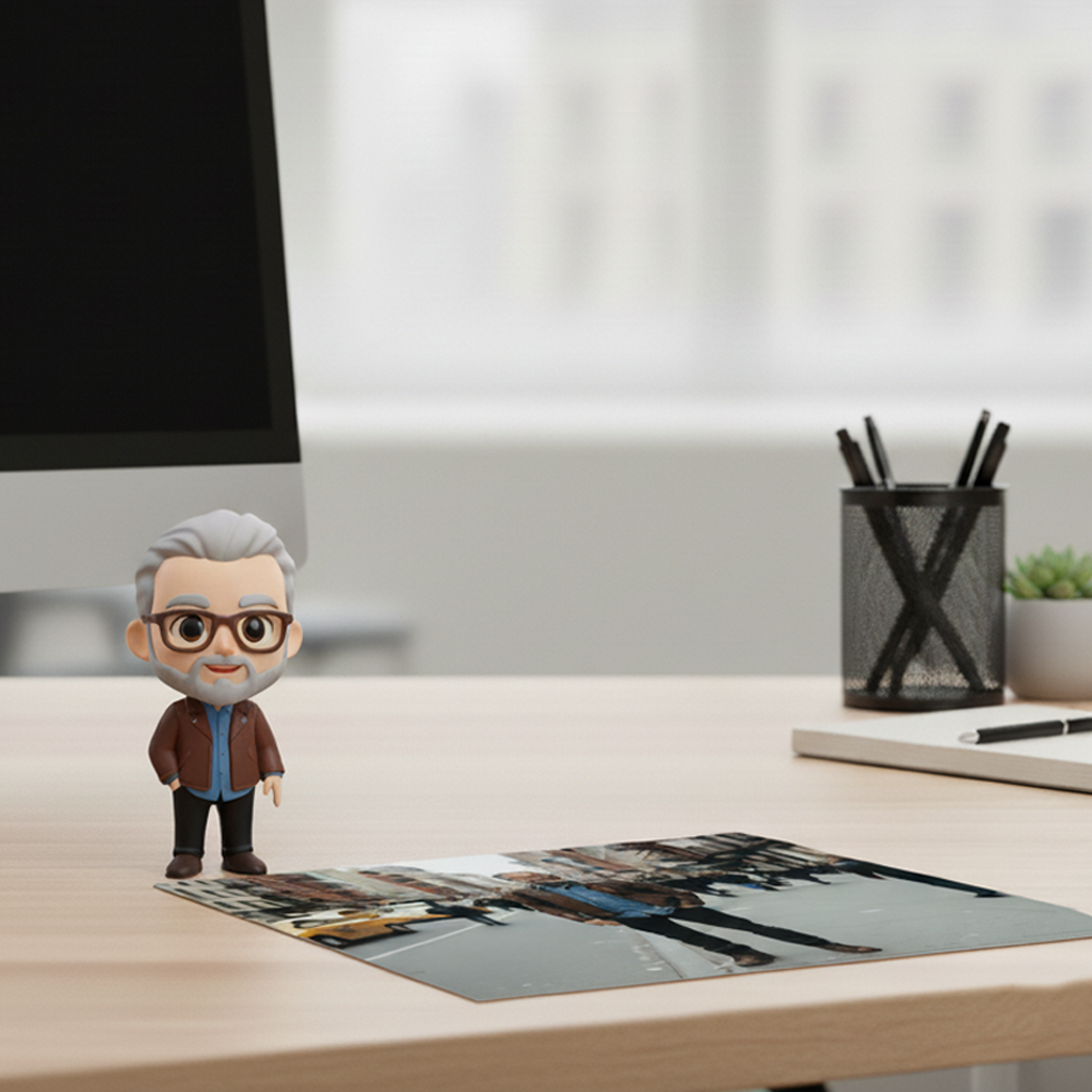 Custom Single Separate Chibi Style 3D Figurine From Your Photo – Senior Edition – Cute Edition | KibiFig