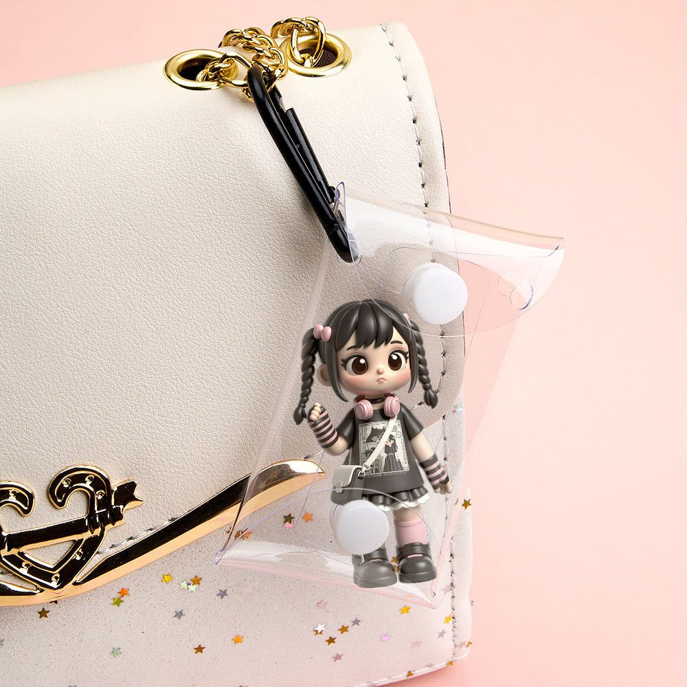 Cute Custom 3D Backpack Figure Made from Your Photo Ideal for Back to School Gifts | KibiFig