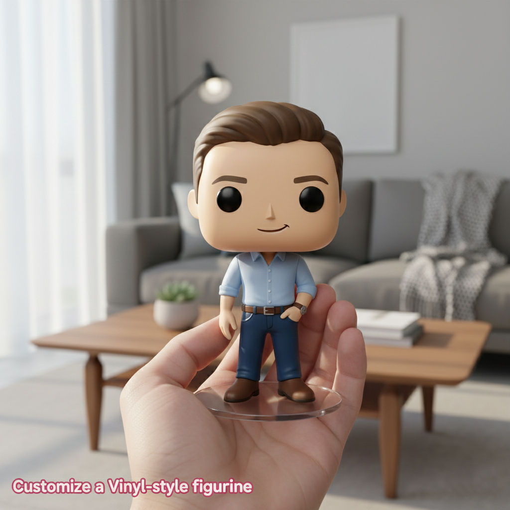 Custom Single Separate Chibi Style 3D Figurine From Your Photo – Dad's Edition – Cute Edition | KibiFig