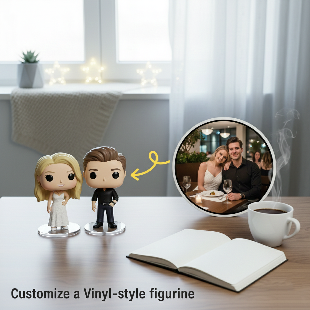 Custom Made 3D Mini Keychain Figure with Your Face Perfect for Gifting | KibiFig