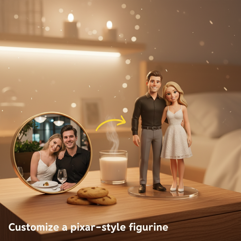 Custom Made 3D Mini Keychain Figure with Your Face Perfect for Gifting | KibiFig