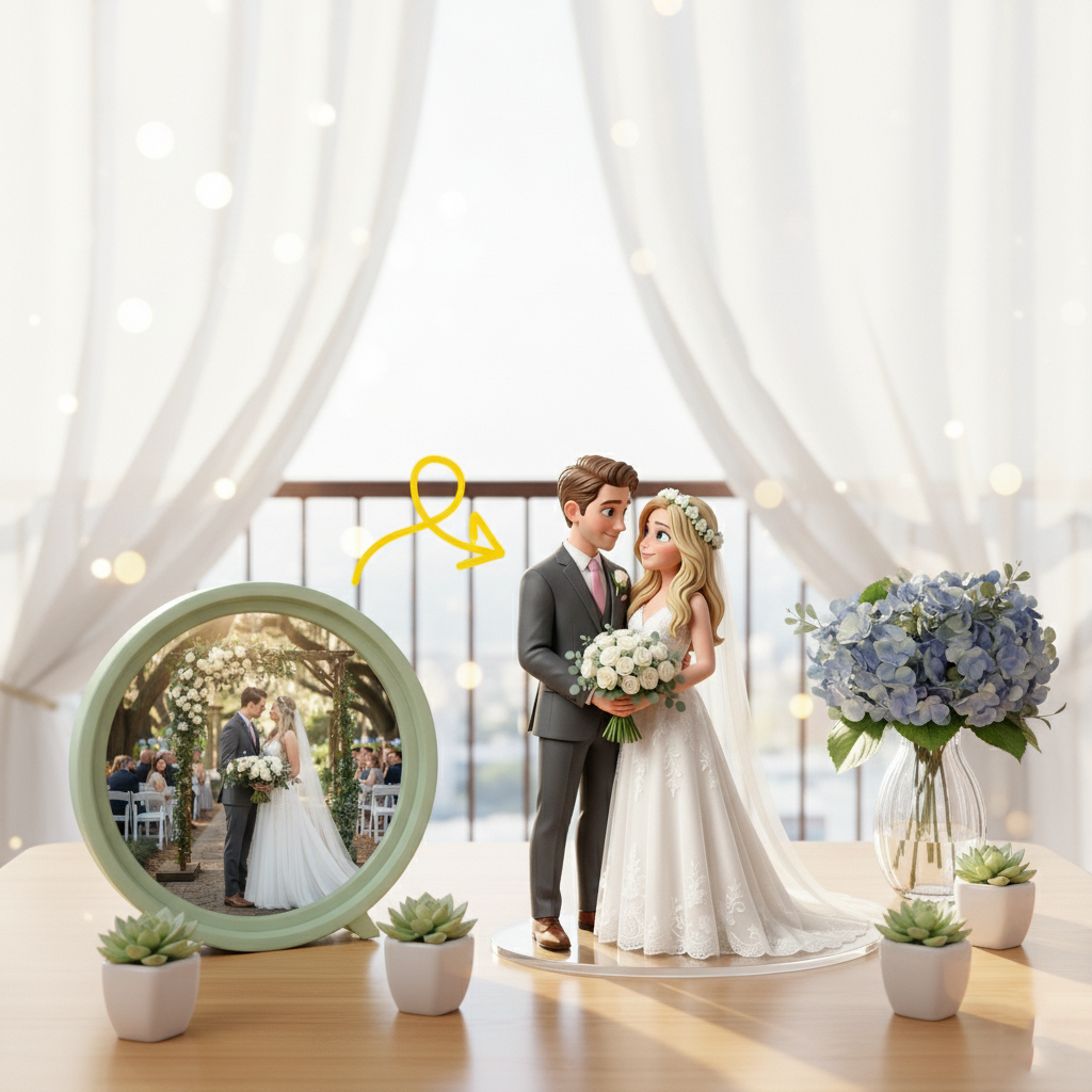 Custom Single Separate Chibi Style 3D Figurine From Your Photo – Couple Edition – Cute Edition | KibiFig