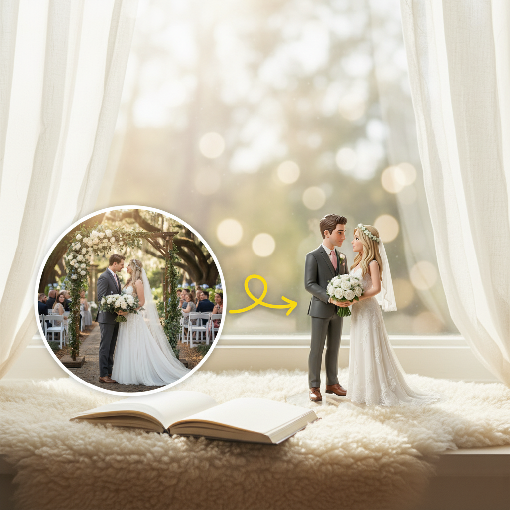 Custom Single Separate Chibi Style 3D Figurine From Your Photo – Couple Edition – Cute Edition | KibiFig