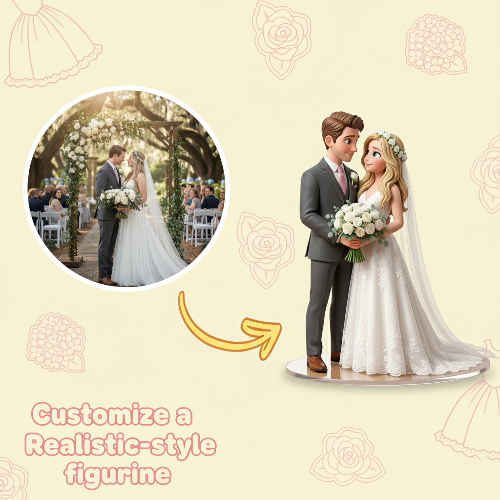 Custom Single Separate Chibi Style 3D Figurine From Your Photo – Couple Edition – Cute Edition | KibiFig