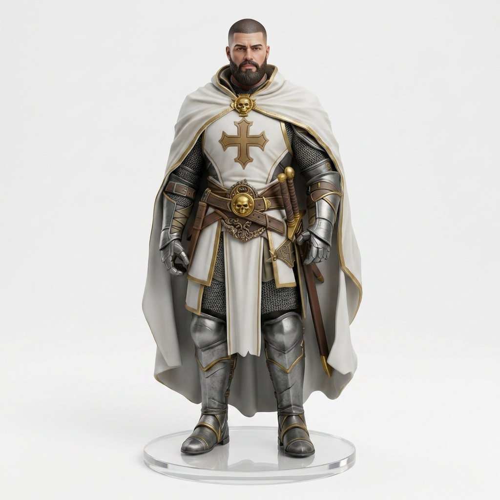 Custom 3D Figurine – Knight Character | KibiFig