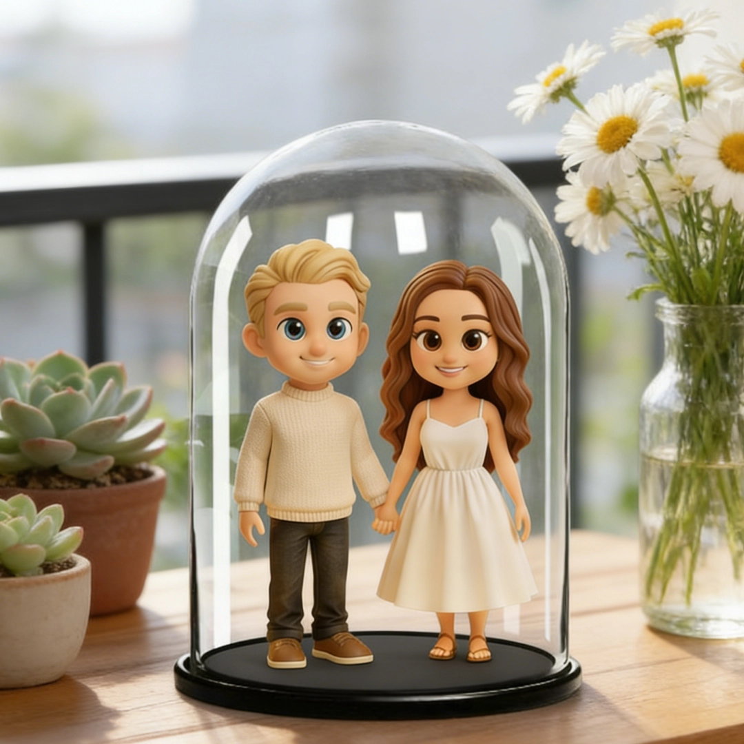 Custom-made freestanding 3D figurines based on your photos – Couple Edition | KibiFig