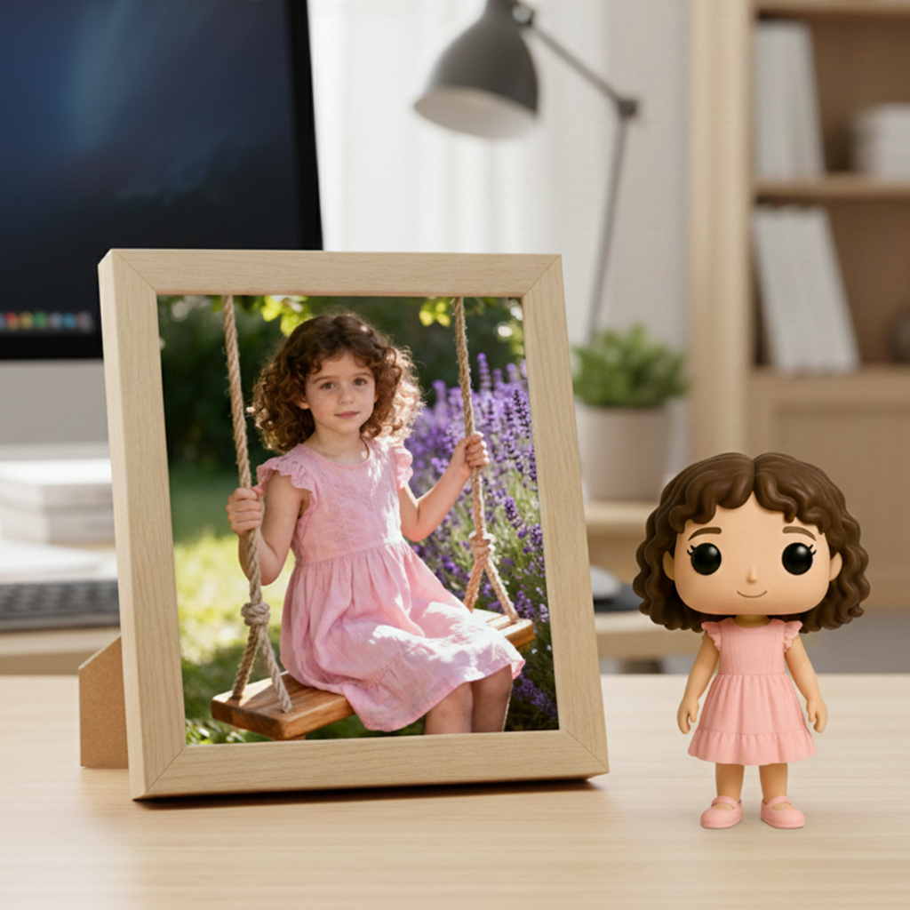 Custom Single Separate Chibi Style 3D Figurine From Your Photo – Kids Edition – Cute Edition | KibiFig