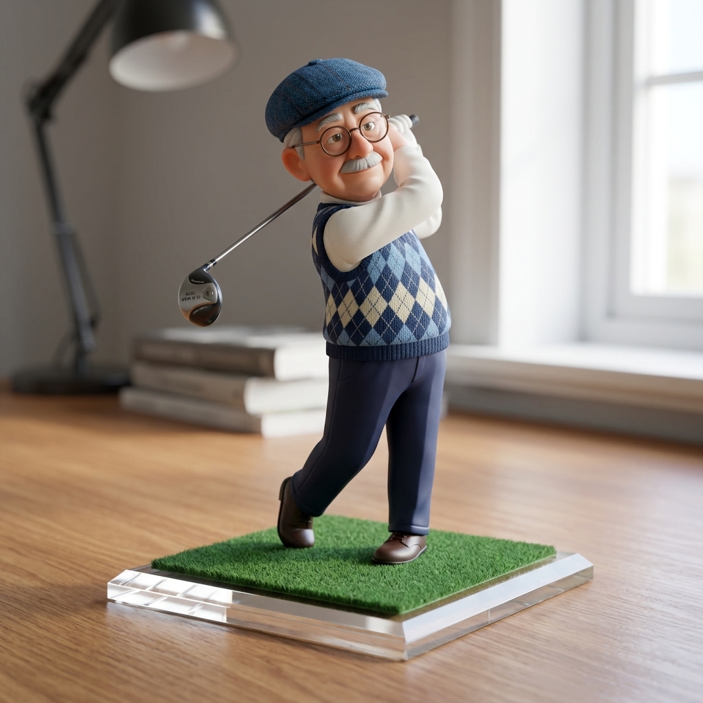 KibiFig Customize Your Golf Motion Style 3D Character - Pro Version | KibiFig