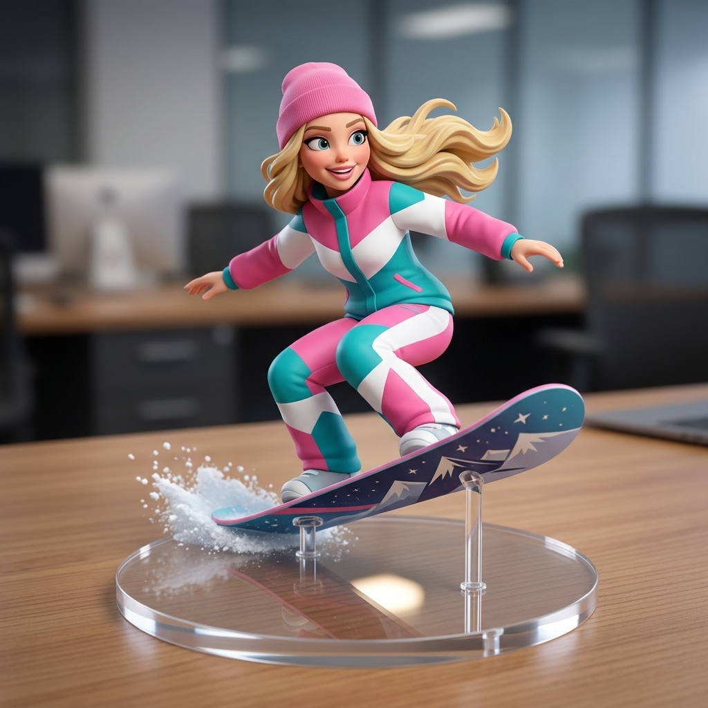 KibiFig Custom Snowboard Style 3D Character - Pro Version | KibiFig