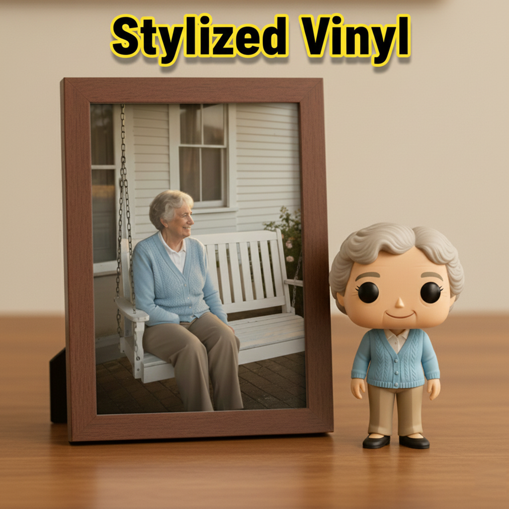 Custom Single Separate Chibi Style 3D Figurine From Your Photo – Senior Edition – Cute Edition | KibiFig
