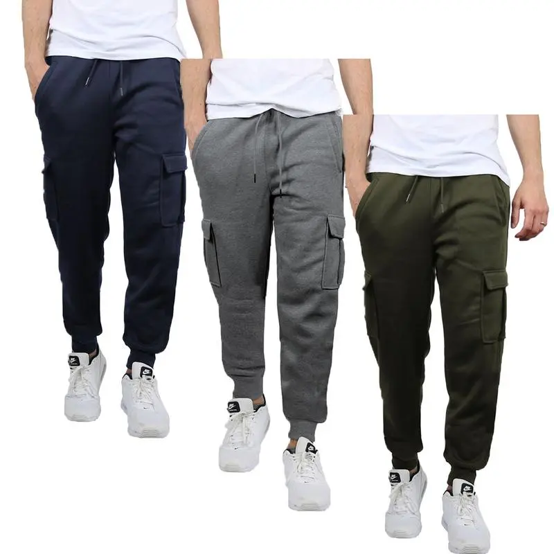 Men's fleece-lined workwear jogging pants