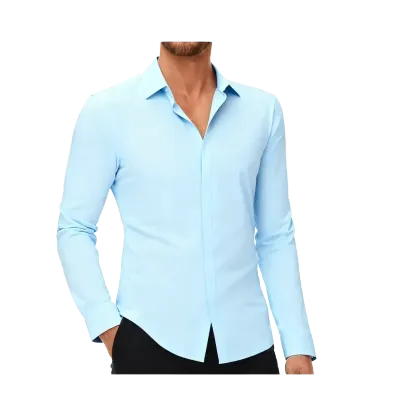 Men’s Long-Sleeve Stretch Shirt