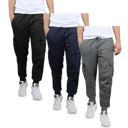 Men's fleece-lined workwear jogging pants